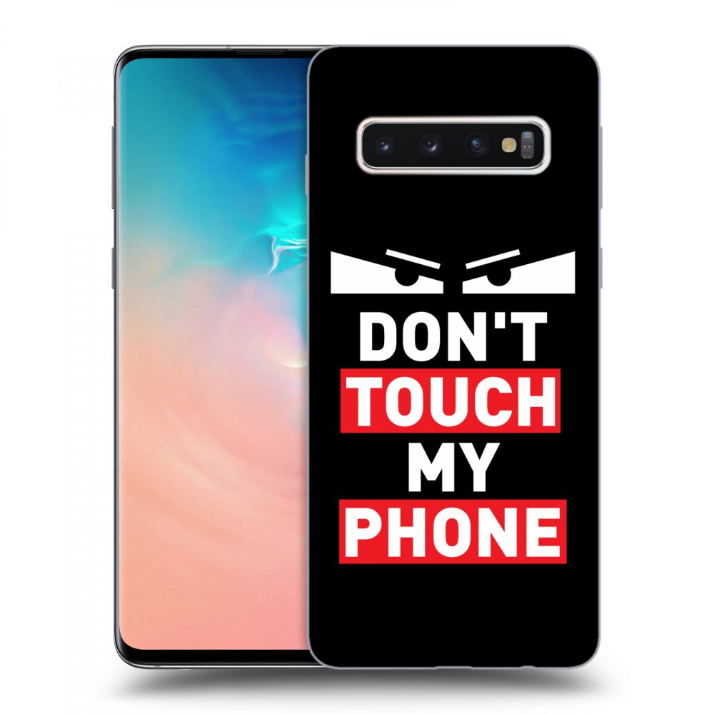Picasee ULTIMATE CASE pro Samsung Galaxy S10 G973 - Shadow Eye - Transparent