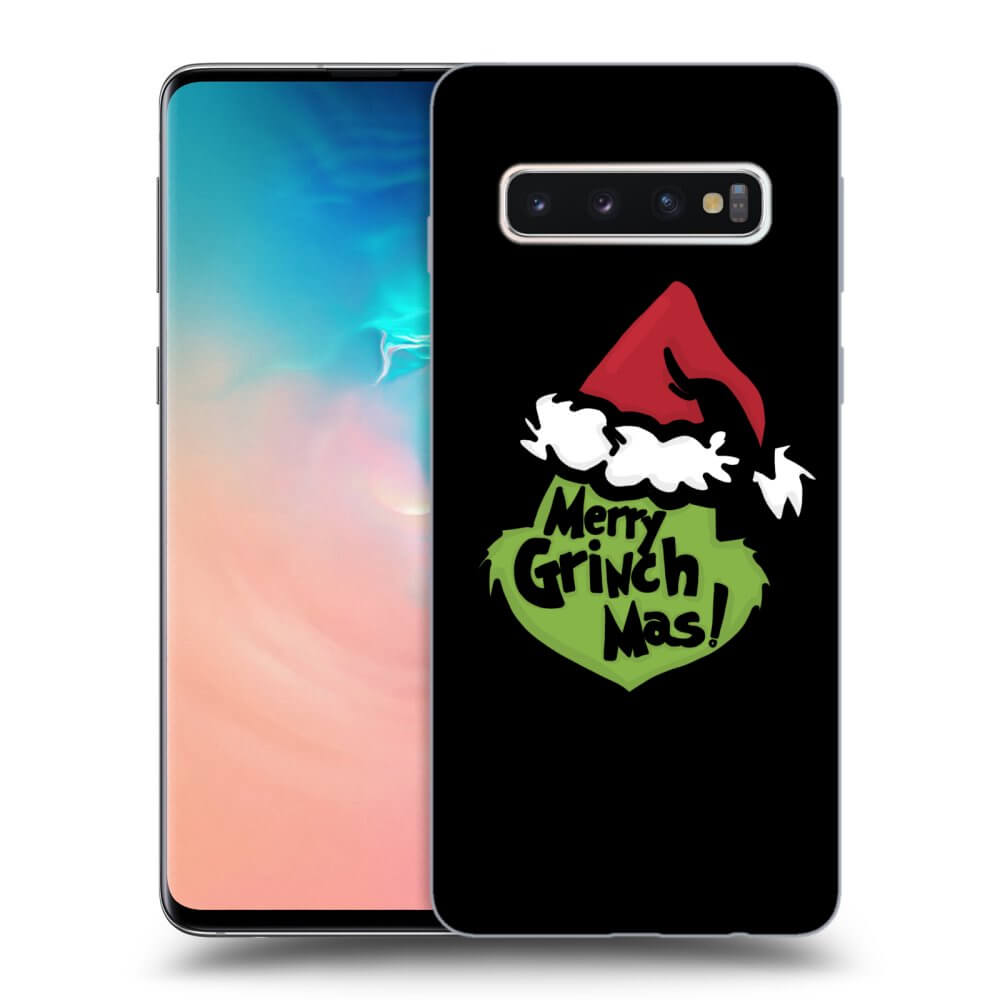 Picasee silikónový čierny obal pre Samsung Galaxy S10 G973 - Grinch 2