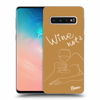Picasee ULTIMATE CASE pro Samsung Galaxy S10 G973 - Wine not