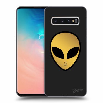 Picasee silikónový čierny obal pre Samsung Galaxy S10 G973 - Earth - Alien
