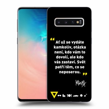 Obal pre Samsung Galaxy S10 G973 - Kazma - SVĚT PATŘÍ TĚM, CO SE NEPOSEROU