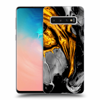 Obal pre Samsung Galaxy S10 G973 - Black Gold