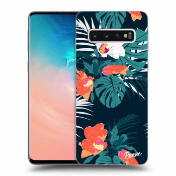 Picasee ULTIMATE CASE pro Samsung Galaxy S10 G973 - Monstera Color