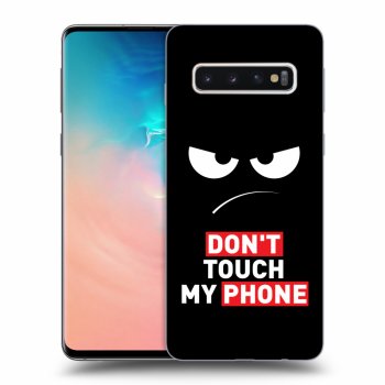 Picasee ULTIMATE CASE pro Samsung Galaxy S10 G973 - Angry Eyes - Transparent