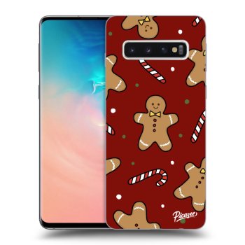 Picasee ULTIMATE CASE pro Samsung Galaxy S10 G973 - Gingerbread 2