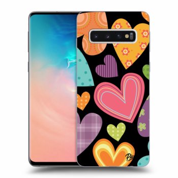 Picasee ULTIMATE CASE pro Samsung Galaxy S10 G973 - Colored heart