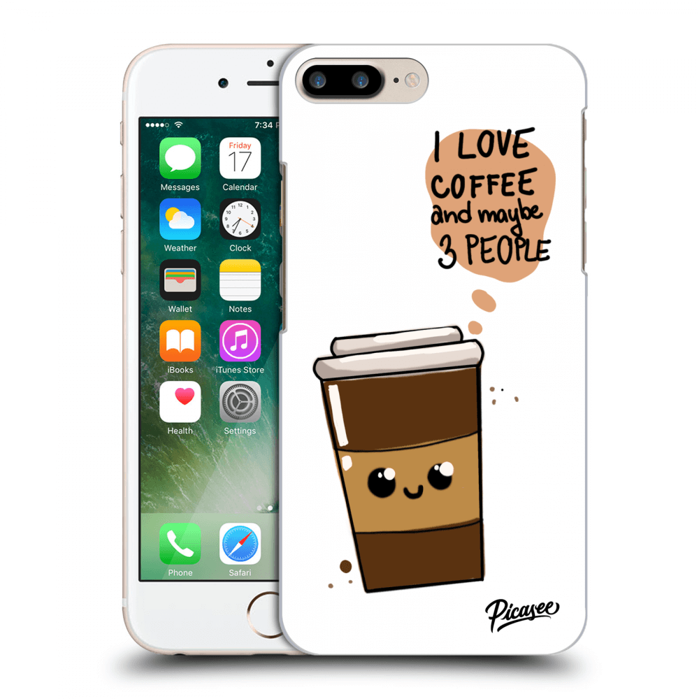 Picasee ULTIMATE CASE pro Apple iPhone 8 Plus - Cute coffee