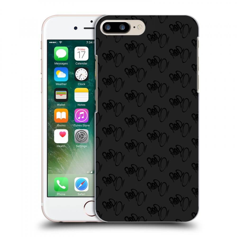 Picasee silikónový čierny obal pre Apple iPhone 8 Plus - Separ - Black On Black 1