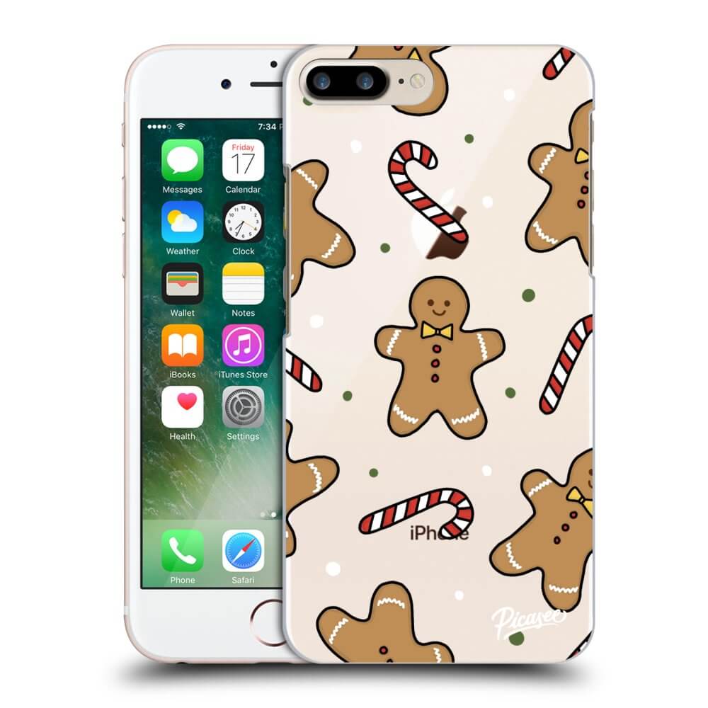 Picasee silikónový prehľadný obal pre Apple iPhone 8 Plus - Gingerbread