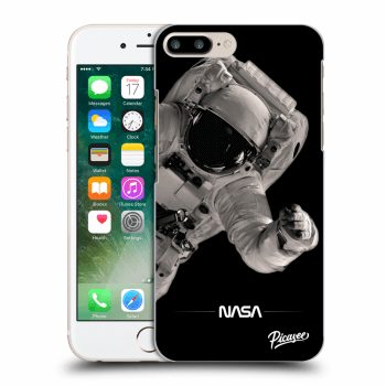 Picasee silikónový čierny obal pre Apple iPhone 8 Plus - Astronaut Big