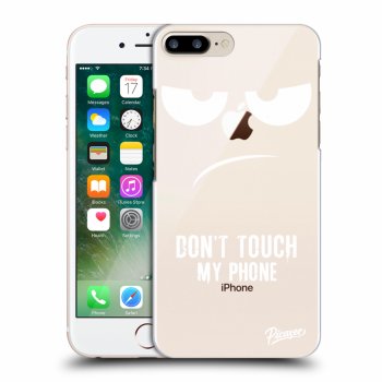 Picasee silikónový prehľadný obal pre Apple iPhone 8 Plus - Don't Touch My Phone