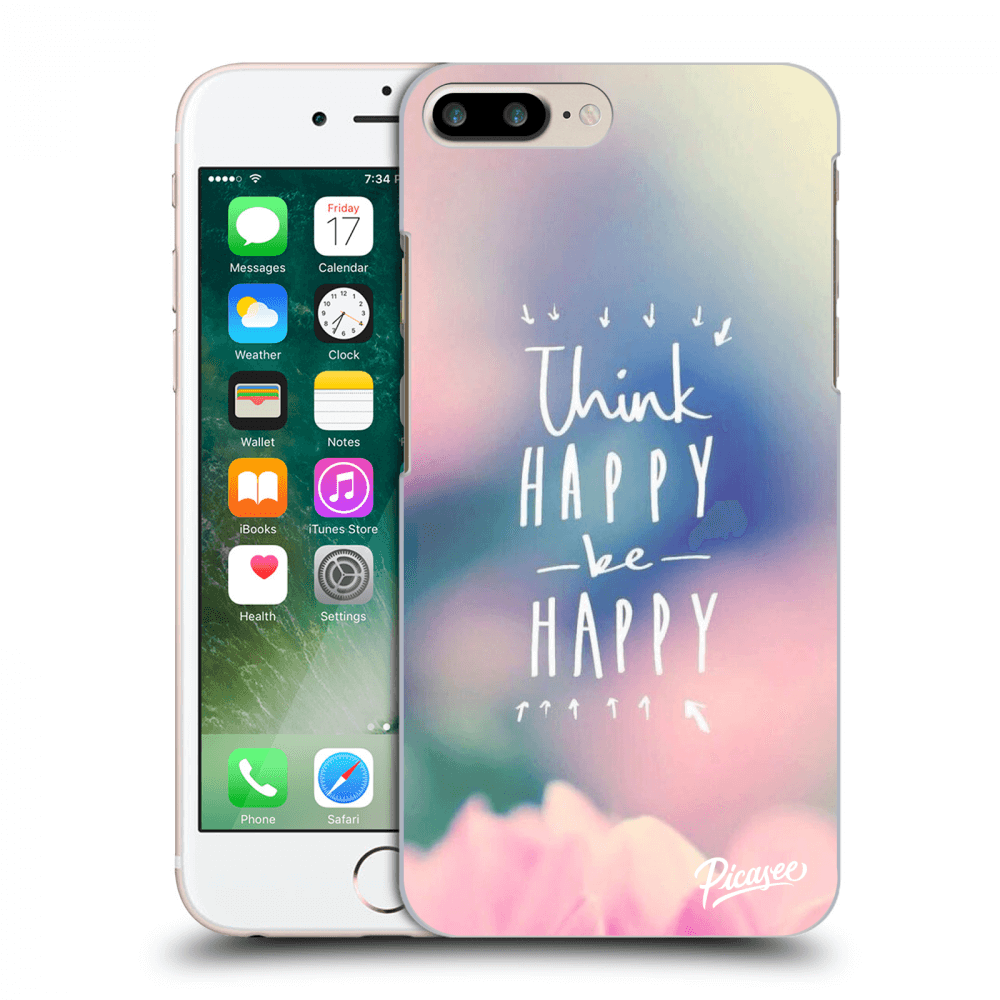 Picasee ULTIMATE CASE pro Apple iPhone 8 Plus - Think happy be happy
