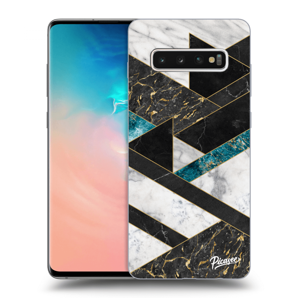 Picasee ULTIMATE CASE pro Samsung Galaxy S10 Plus G975 - Dark geometry