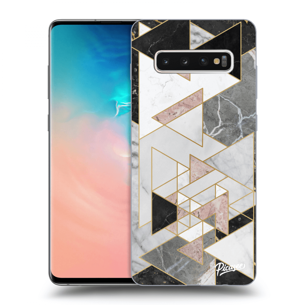 Picasee ULTIMATE CASE pro Samsung Galaxy S10 Plus G975 - Light geometry