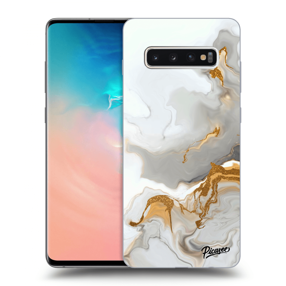 Picasee silikónový prehľadný obal pre Samsung Galaxy S10 Plus G975 - Her