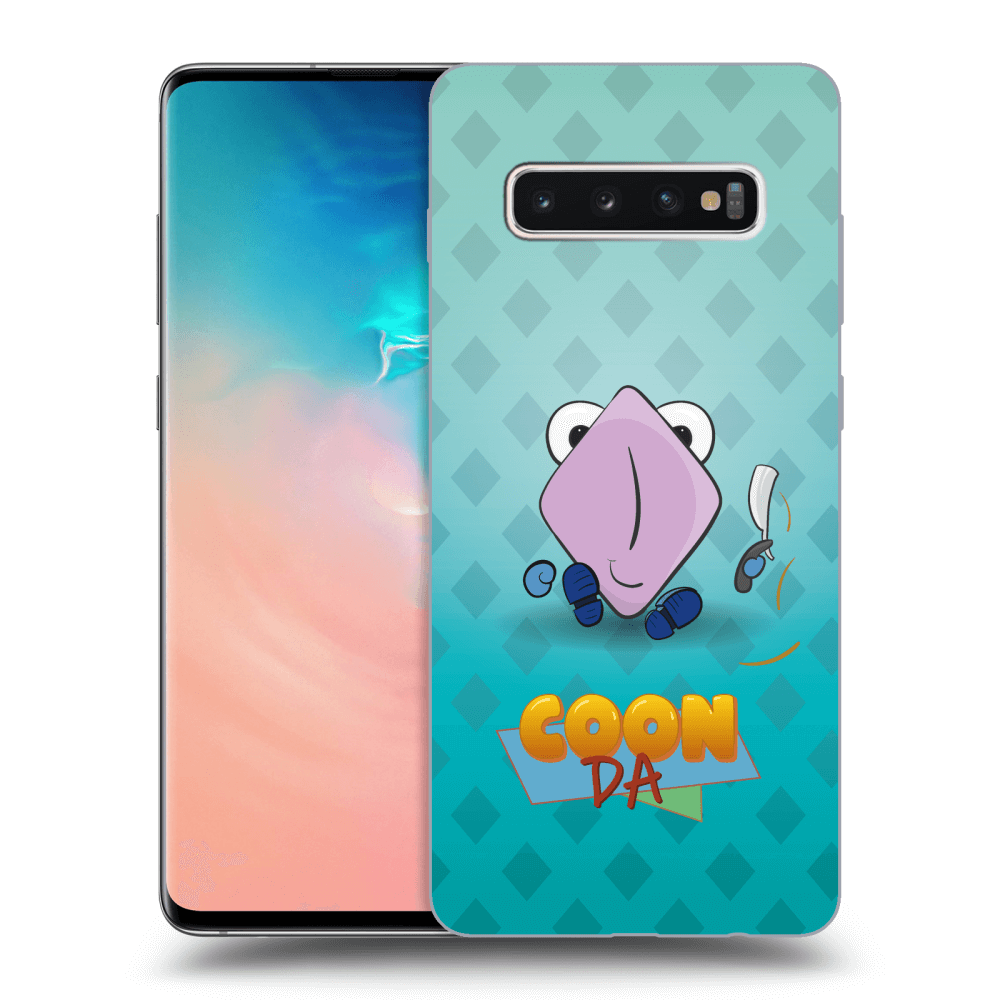 Picasee silikónový prehľadný obal pre Samsung Galaxy S10 Plus G975 - COONDA holátko - světlá