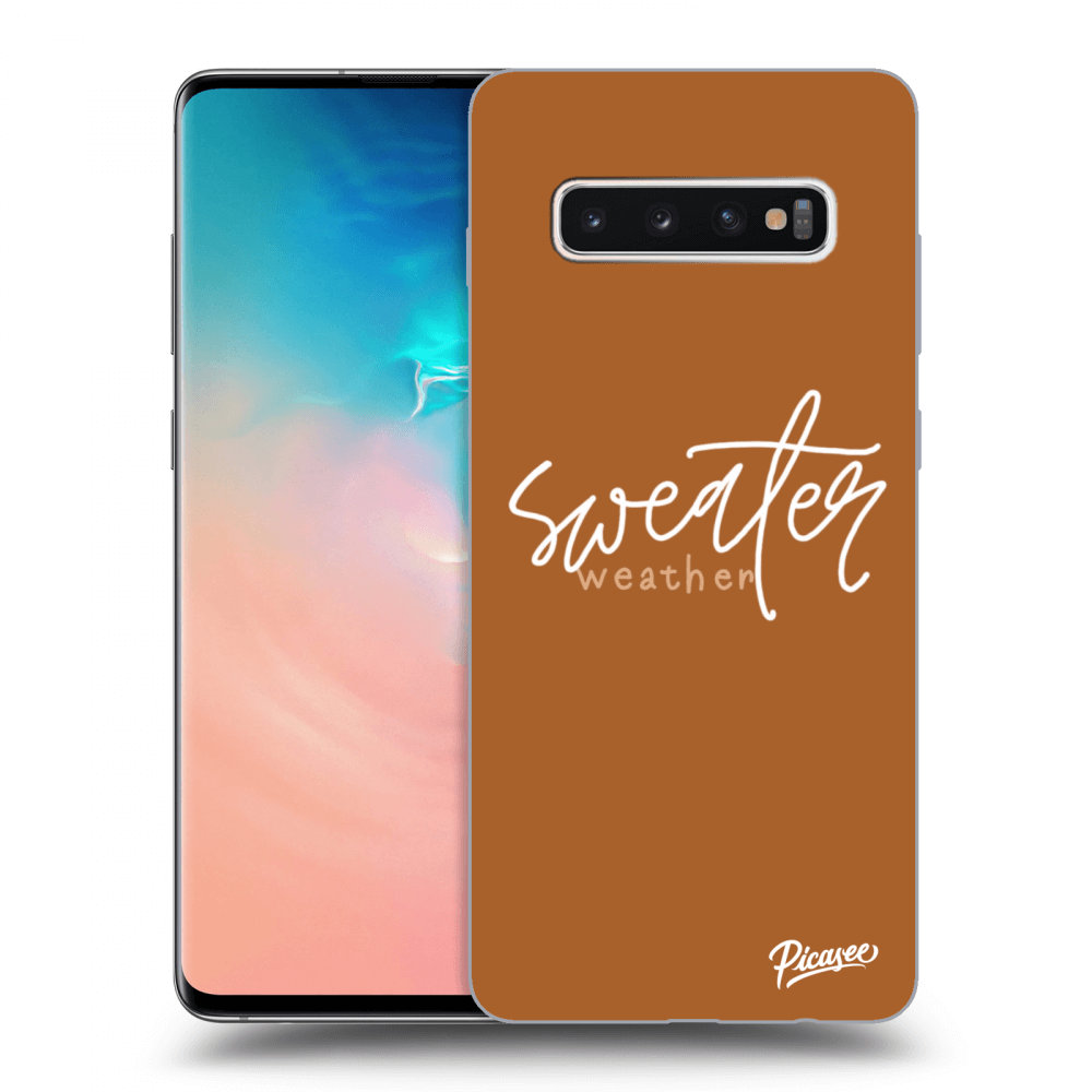 Picasee ULTIMATE CASE pro Samsung Galaxy S10 Plus G975 - Sweater weather