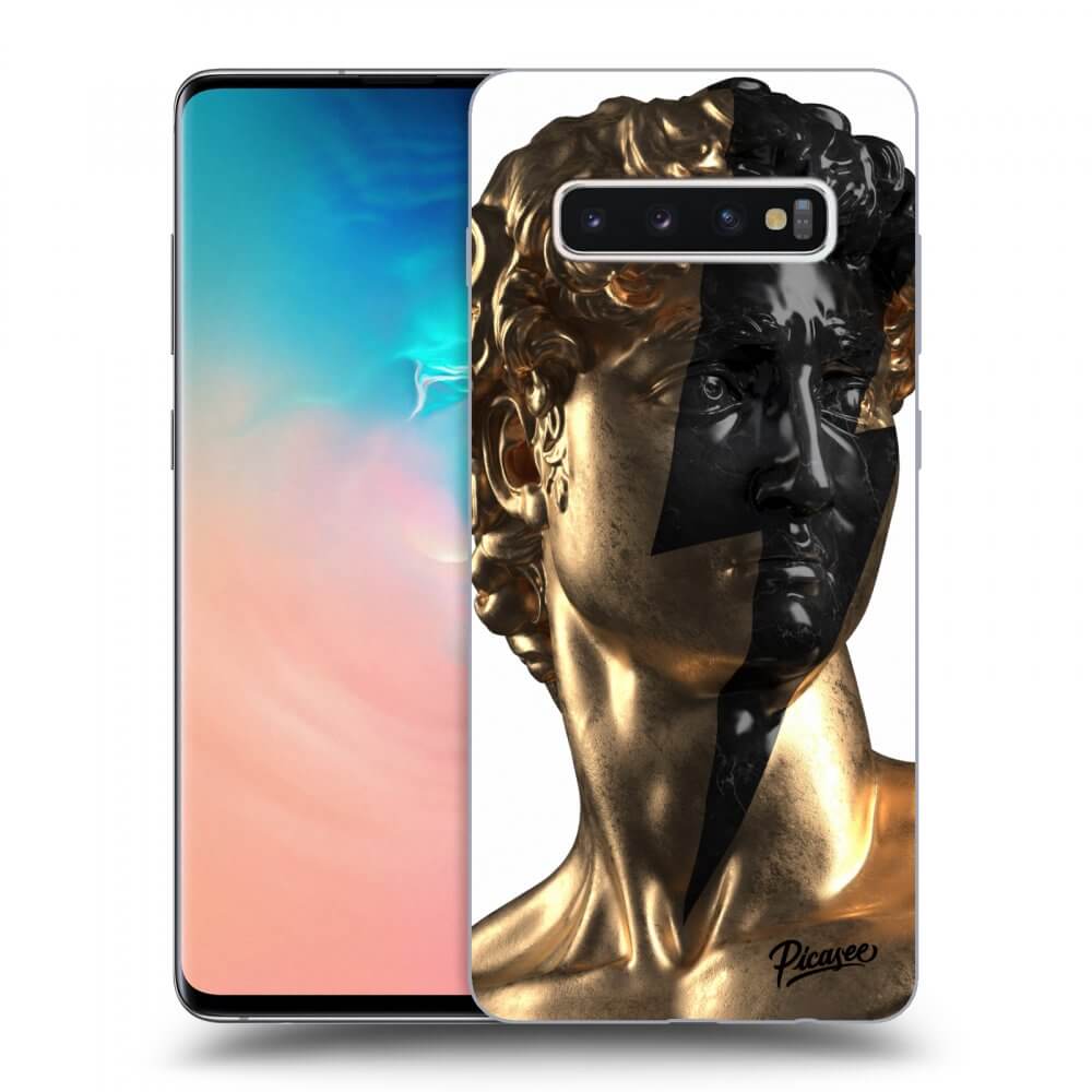 Picasee ULTIMATE CASE pro Samsung Galaxy S10 Plus G975 - Wildfire - Gold