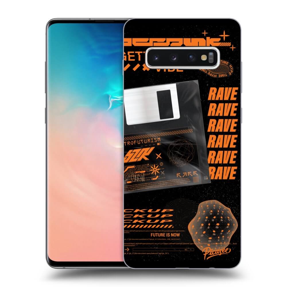 Picasee silikónový prehľadný obal pre Samsung Galaxy S10 Plus G975 - RAVE