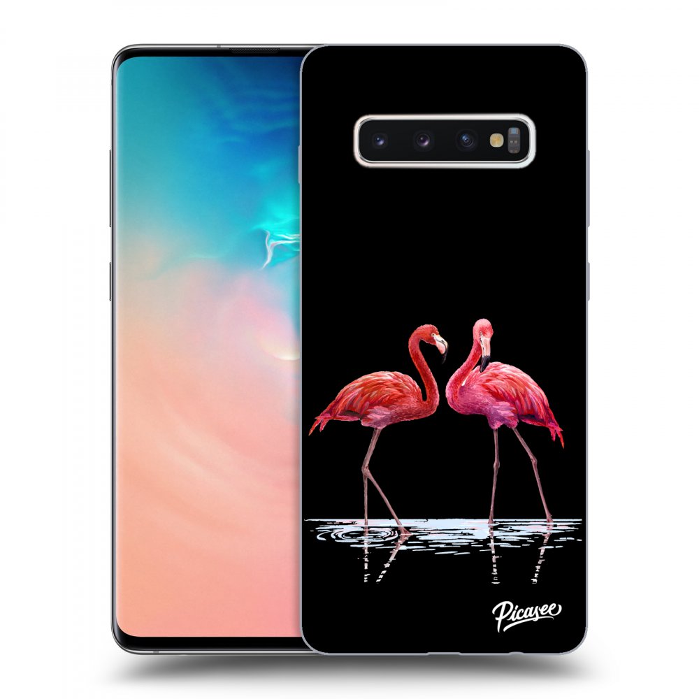 Picasee ULTIMATE CASE pro Samsung Galaxy S10 Plus G975 - Flamingos pár