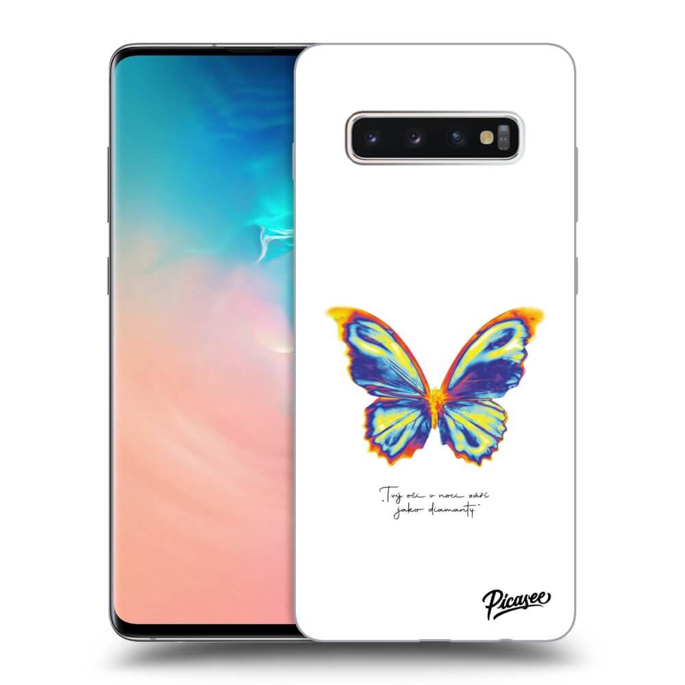 Picasee ULTIMATE CASE pro Samsung Galaxy S10 Plus G975 - Diamanty White
