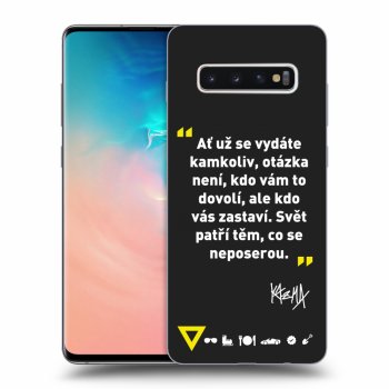 Obal pre Samsung Galaxy S10 Plus G975 - Kazma - SVĚT PATŘÍ TĚM, CO SE NEPOSEROU