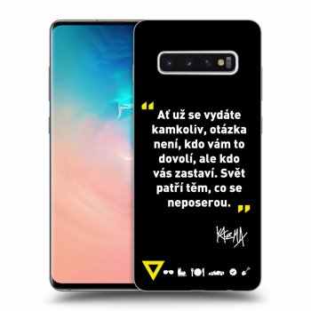 Obal pre Samsung Galaxy S10 Plus G975 - Kazma - SVĚT PATŘÍ TĚM, CO SE NEPOSEROU