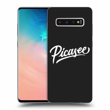 Picasee silikónový čierny obal pre Samsung Galaxy S10 Plus G975 - Picasee - White