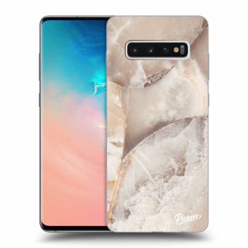 Obal pre Samsung Galaxy S10 Plus G975 - Cream marble