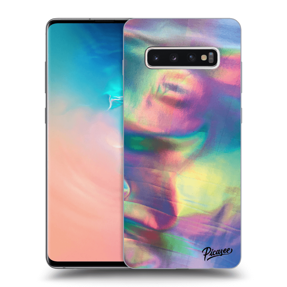Picasee silikónový prehľadný obal pre Samsung Galaxy S10 Plus G975 - Holo