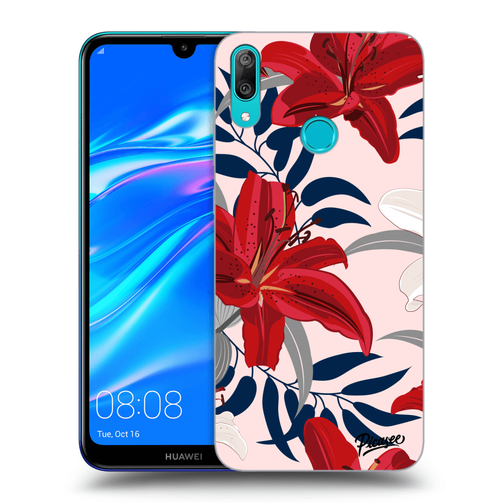 Picasee ULTIMATE CASE pro Huawei Y7 2019 - Red Lily