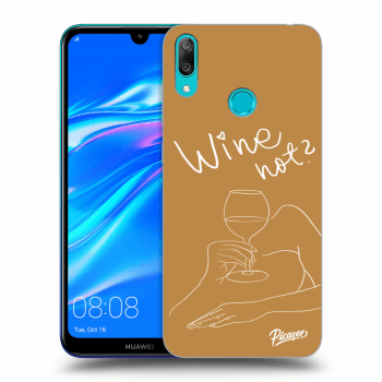 Picasee ULTIMATE CASE pro Huawei Y7 2019 - Wine not