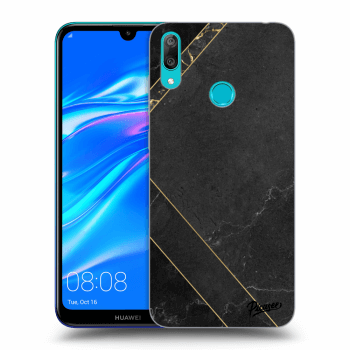 Obal pre Huawei Y7 2019 - Black tile