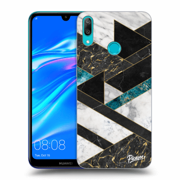 Obal pre Huawei Y7 2019 - Dark geometry