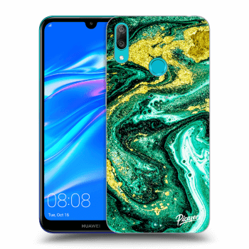 Obal pre Huawei Y7 2019 - Green Gold