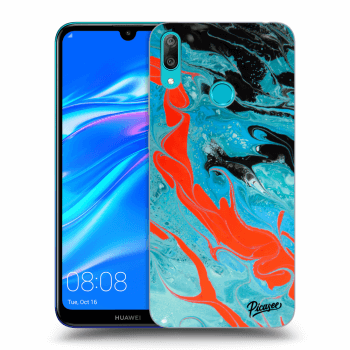 Picasee ULTIMATE CASE pro Huawei Y7 2019 - Blue Magma