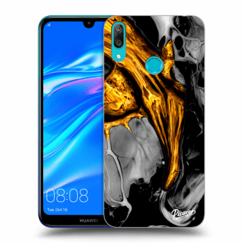 Obal pre Huawei Y7 2019 - Black Gold