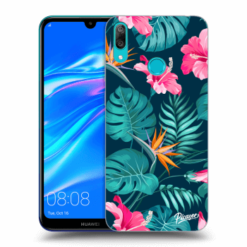 Picasee ULTIMATE CASE pro Huawei Y7 2019 - Pink Monstera