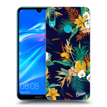 Picasee silikónový prehľadný obal pre Huawei Y7 2019 - Pineapple Color