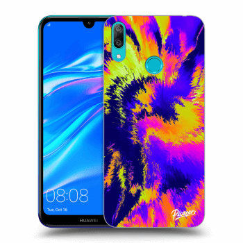 Picasee silikónový čierny obal pre Huawei Y7 2019 - Burn