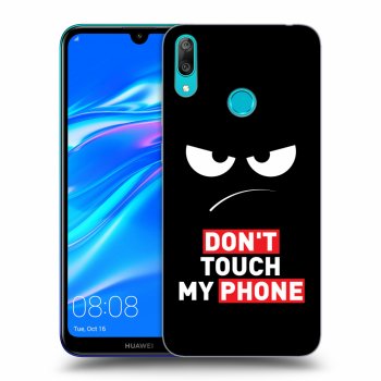 Obal pre Huawei Y7 2019 - Angry Eyes - Transparent