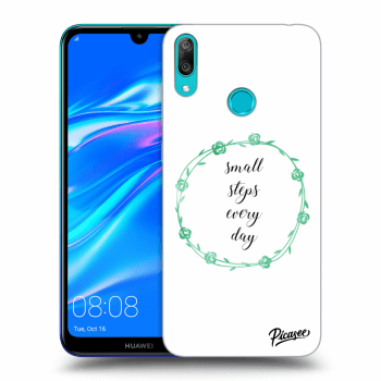Picasee ULTIMATE CASE pro Huawei Y7 2019 - Small steps every day
