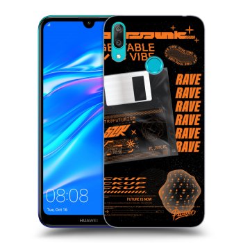Picasee silikónový čierny obal pre Huawei Y7 2019 - RAVE