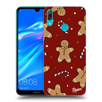Picasee silikónový čierny obal pre Huawei Y7 2019 - Gingerbread 2