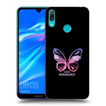 Obal pre Huawei Y7 2019 - Diamanty Purple