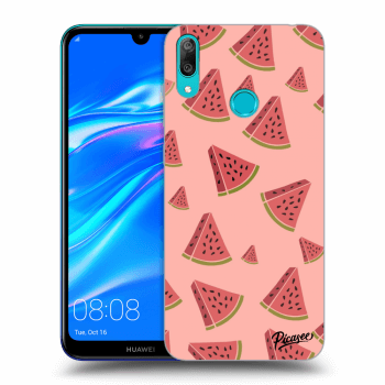 Picasee silikónový prehľadný obal pre Huawei Y7 2019 - Watermelon