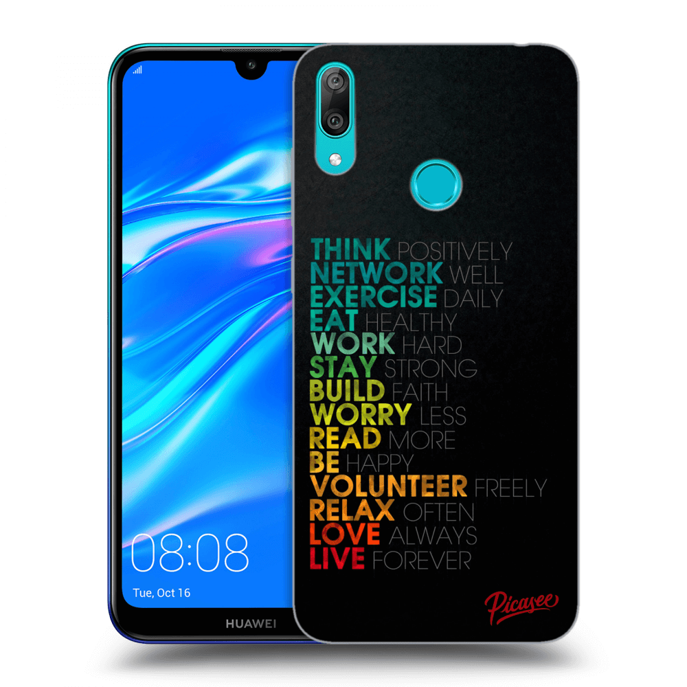 Picasee ULTIMATE CASE pro Huawei Y7 2019 - Motto life