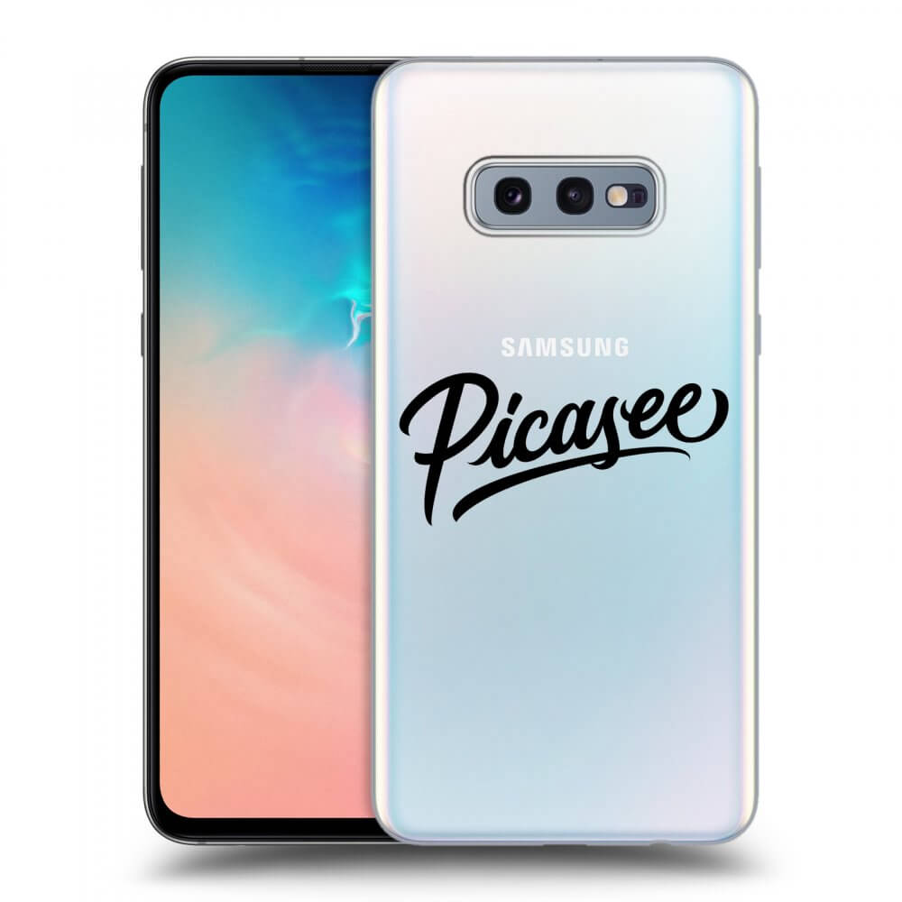 Picasee silikónový prehľadný obal pre Samsung Galaxy S10e G970 - Picasee - old logo - black