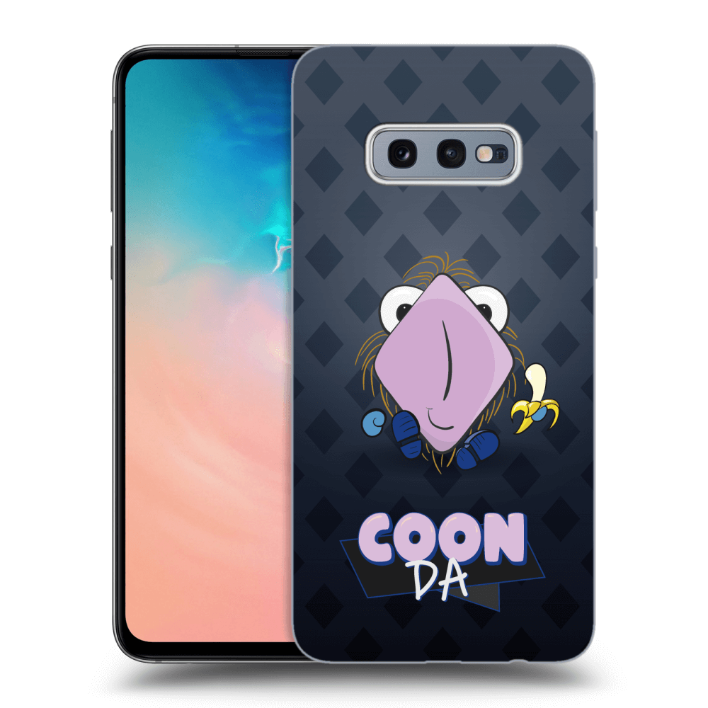 Picasee silikónový prehľadný obal pre Samsung Galaxy S10e G970 - COONDA chlupatka - tmavá