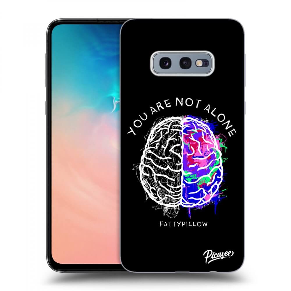 Picasee ULTIMATE CASE pro Samsung Galaxy S10e G970 - Brain - White
